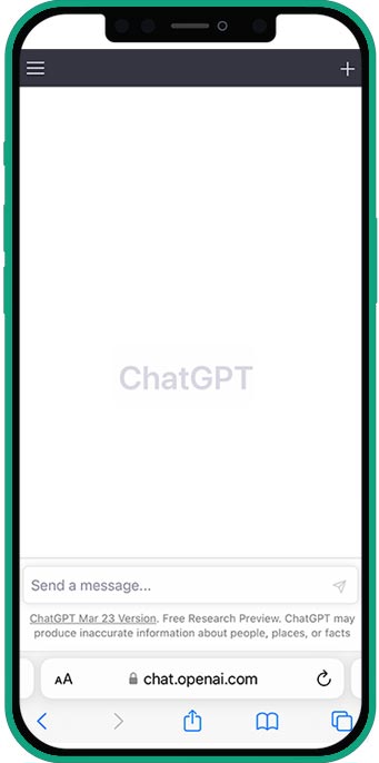 ChatGPT App Screenshot